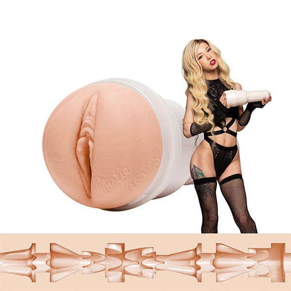 Fleshlight - Fleshlight Girls Kenzie Reeves Signature Vagina Masturbator (Cream Puff) Masturbator Vagina (Non Vibration)
