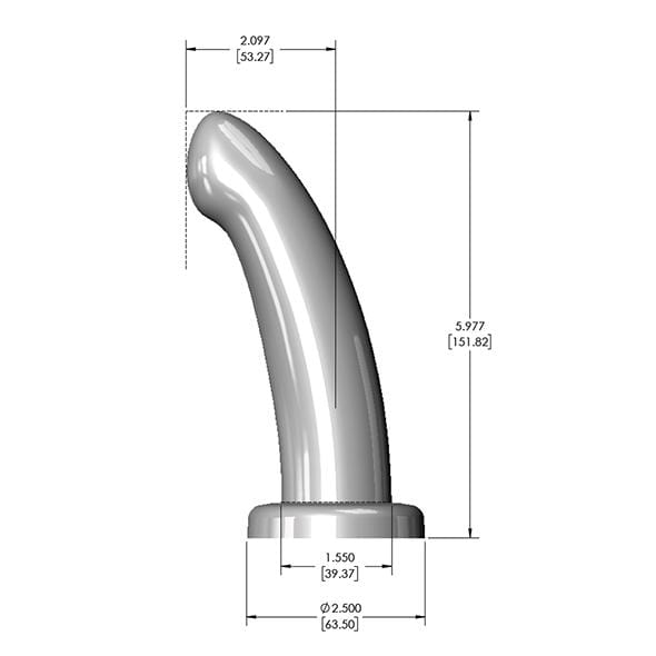 Fleshlight - Her Spot Platinum Cured Silicone G Spot Dildo CherryAffairs