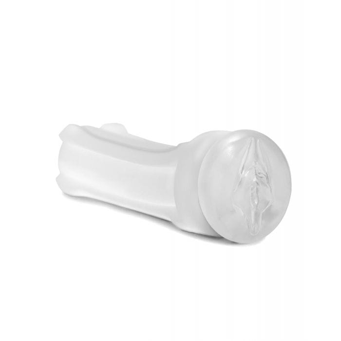 Happy Ending - Rinse and Repeat Classic Stroker Cup Masturbator Pussy (White) Masturbator Soft Stroker (Vibration) Non Rechargeable