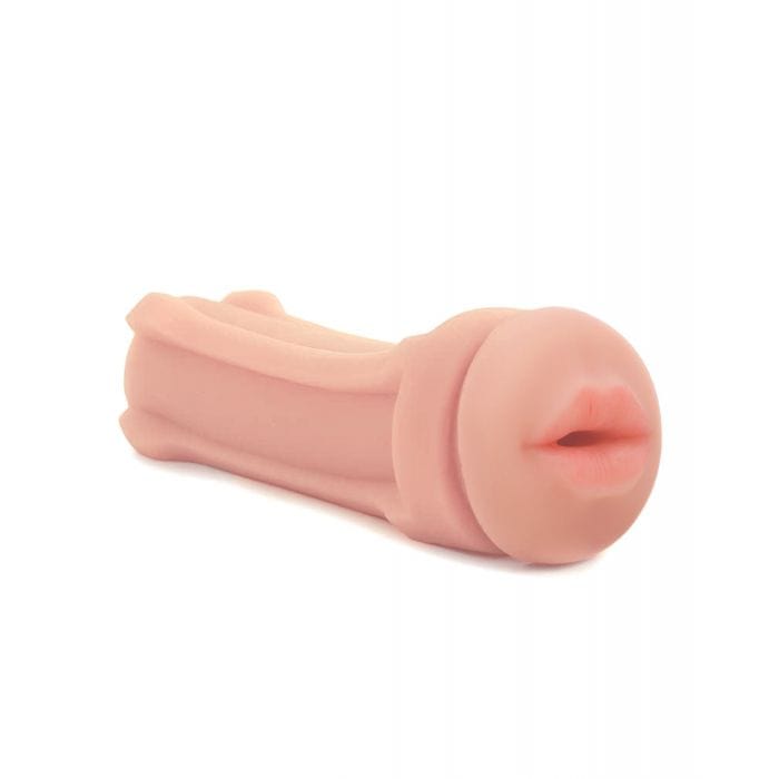 Happy Ending - Shower Stroker Mouth Cup Masturbator (Ivory)    Masturbator Soft Stroker (Non Vibration)