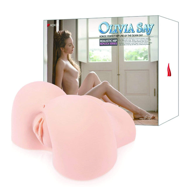 Kokos - Olivia Say Realistic Peferct Hip Masturbator (Beige) KK1065 CherryAffairs