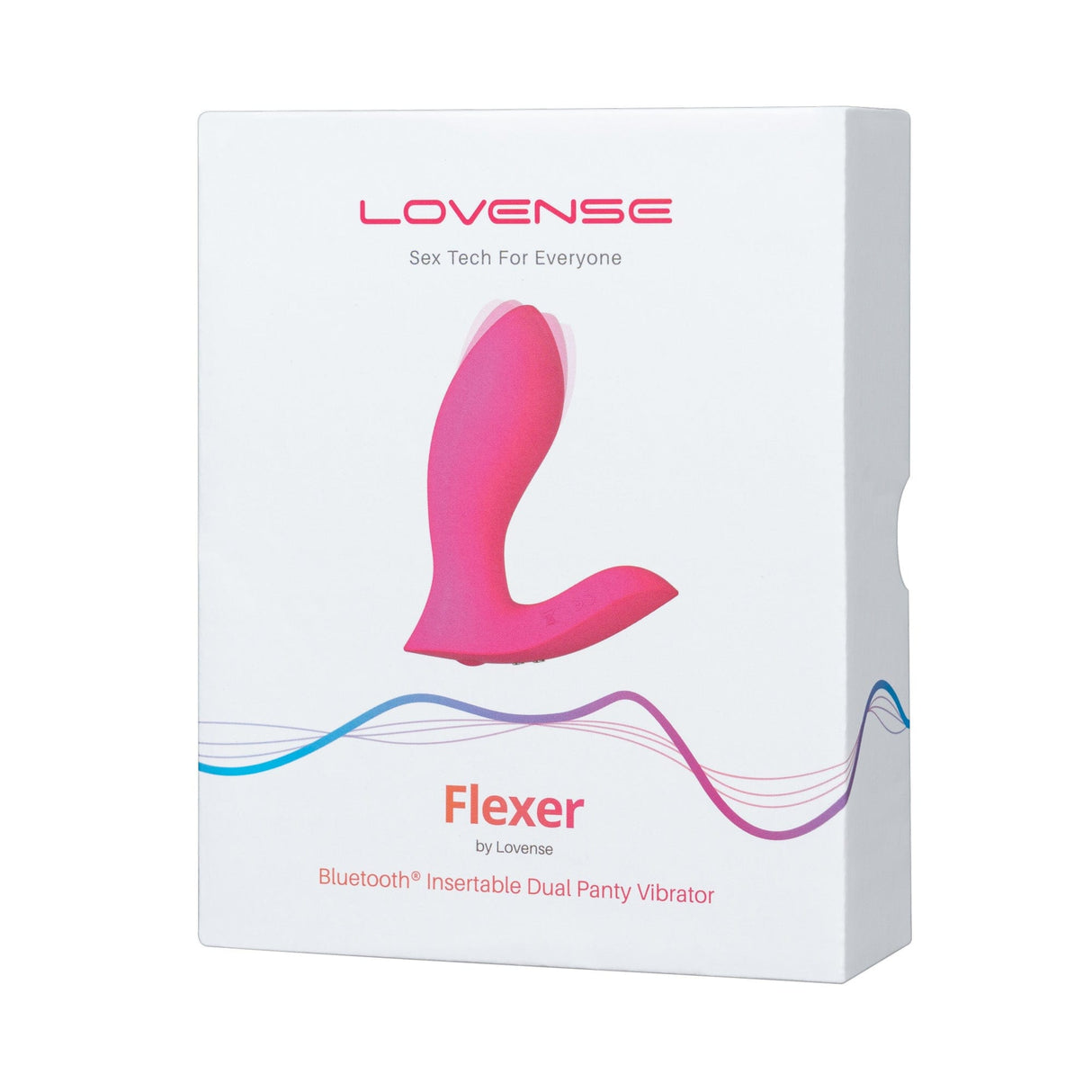 Lovense - Flexer App-Controlled Panties Vibrator (Pink) Panties Massager Remote Control (Vibration) Rechargeable