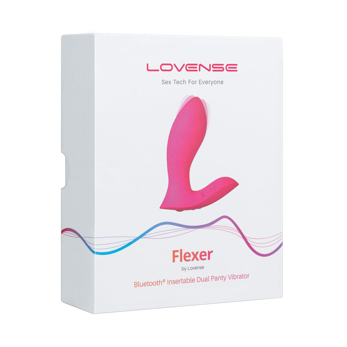 Lovense - Flexer App-Controlled Panties Vibrator (Pink) Panties Massager Remote Control (Vibration) Rechargeable
