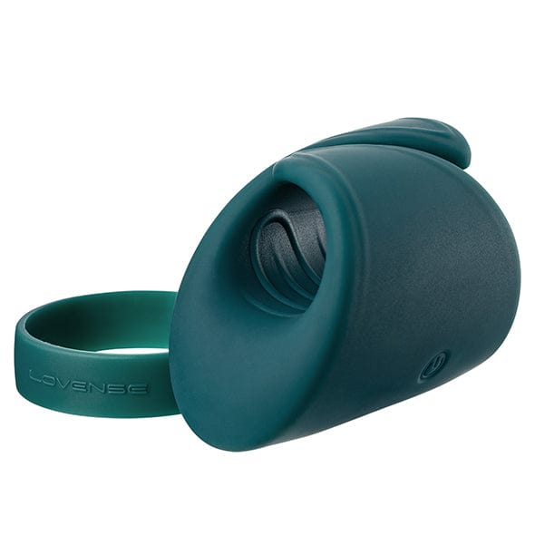 Lovense - Gush App-Controlled Glans Massager Stroker (Green) Masturbator Soft Stroker (Vibration) Rechargeable