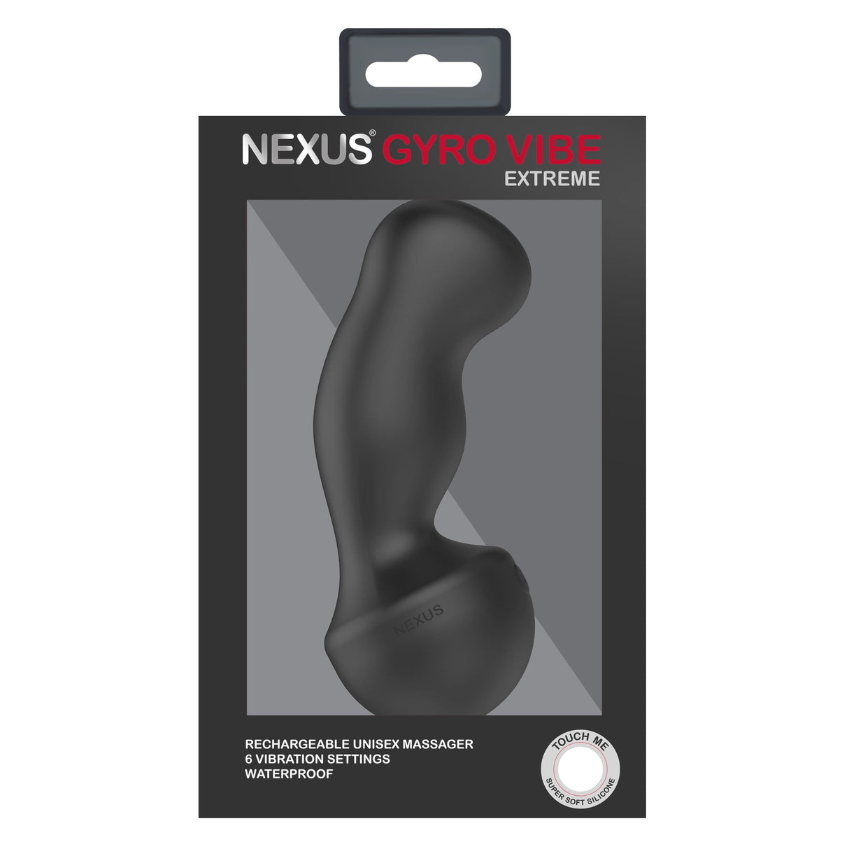 Nexus - Gyro Vibe Extreme Hands Free Unisex Vibrating Dildo (Black) NE1069 CherryAffairs