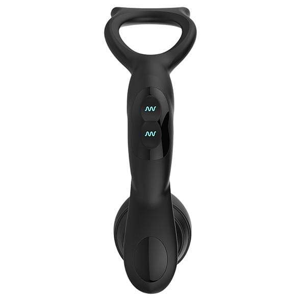 Nexus - Simul8 Plug Edition Vibrating Dual Anal Cock and Ball Toy (Black) NE1051 CherryAffairs