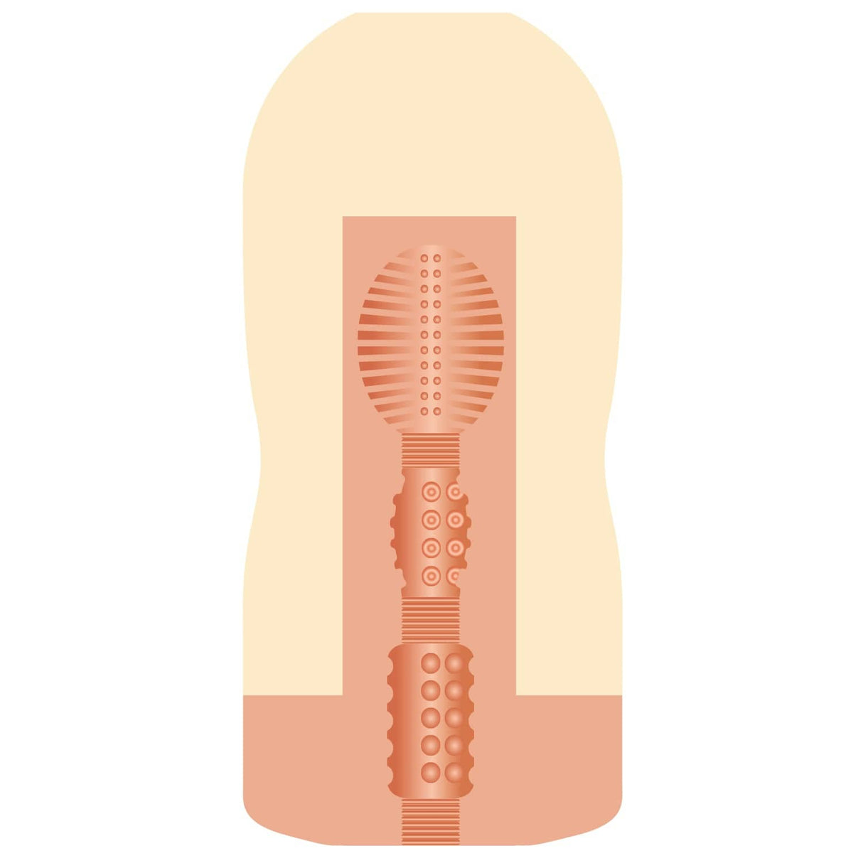 NPG - AV Ona Cup 018 Cup Masturbator Onahole Riho Fujimori (Beige) NPG1223 CherryAffairs