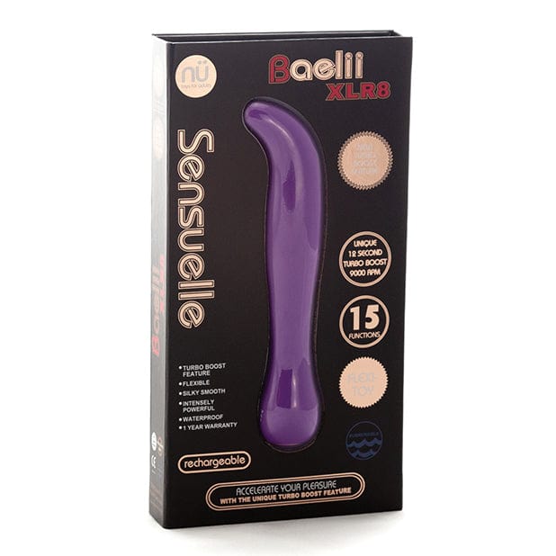 NU - Sensuelle Baelii Flexible G Spot XLR8 Turbo Boost Vibrator (Purple) NU1025 CherryAffairs