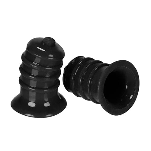 Oxballs - Huj Hunky Junk Elong Nipple Suckers (Black) OX1046 CherryAffairs