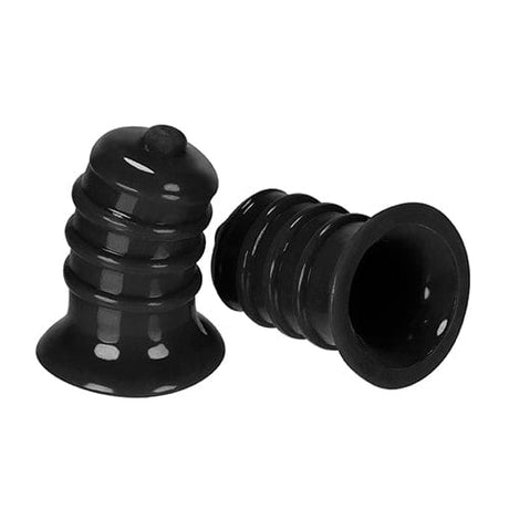 Oxballs - Huj Hunky Junk Elong Nipple Suckers (Black) OX1046 CherryAffairs