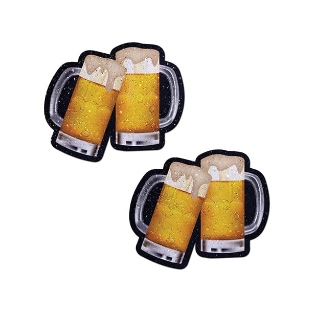 Pastease - Premium Clinking Beer Mugs Pasties Nipple Covers O/S (Yellow)    Nipple Covers