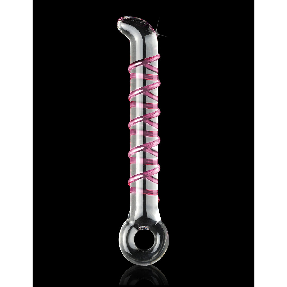 Pipedream - Icicles No. 4 Glass Vibrator 7" (Clear) - CherryAffairs.sg