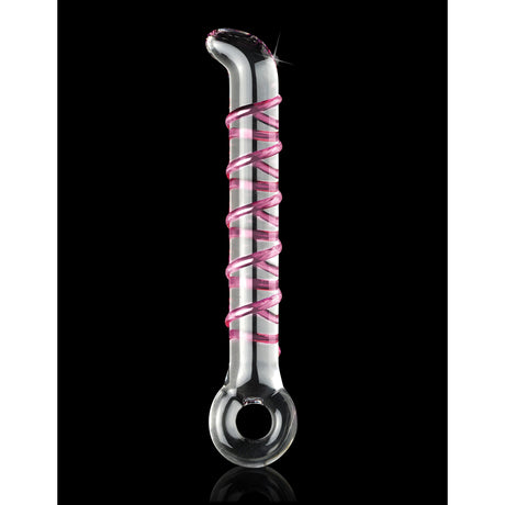 Pipedream - Icicles No. 4 Glass Vibrator 7" (Clear) - CherryAffairs.sg