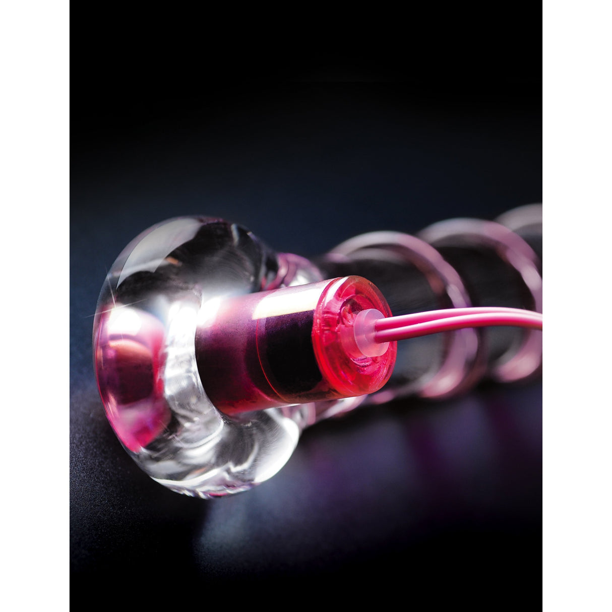 Pipedream - Icicles No. 4 Glass Vibrator 7" (Clear) - CherryAffairs.sg