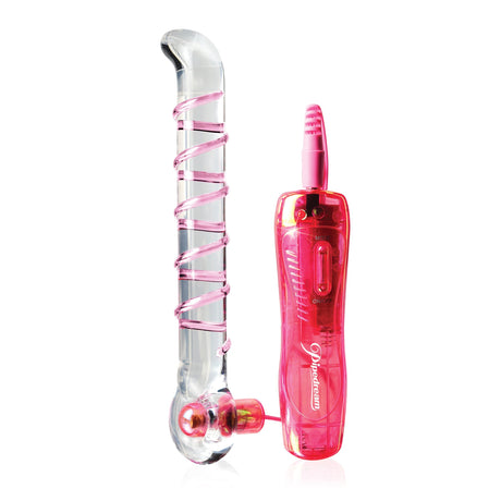 Pipedream - Icicles No. 4 Glass Vibrator 7" (Clear) - CherryAffairs.sg