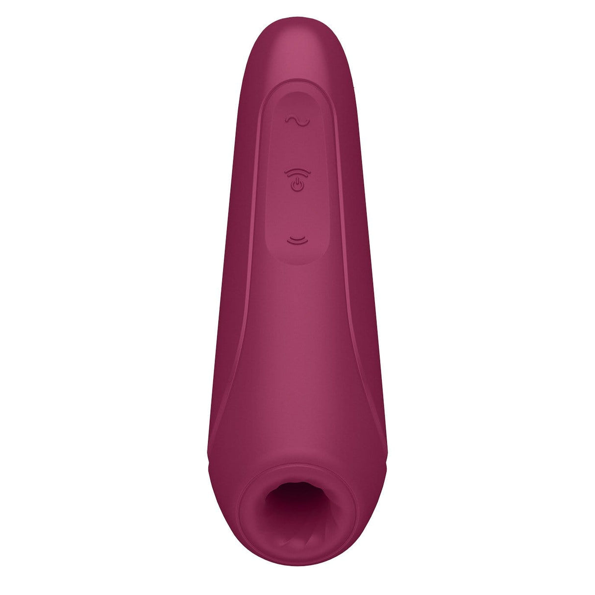 Satisfyer - Curvy 1+ App-Controlled Clitoral Air Stimulator Vibrator (Rose Red) STF1126 CherryAffairs