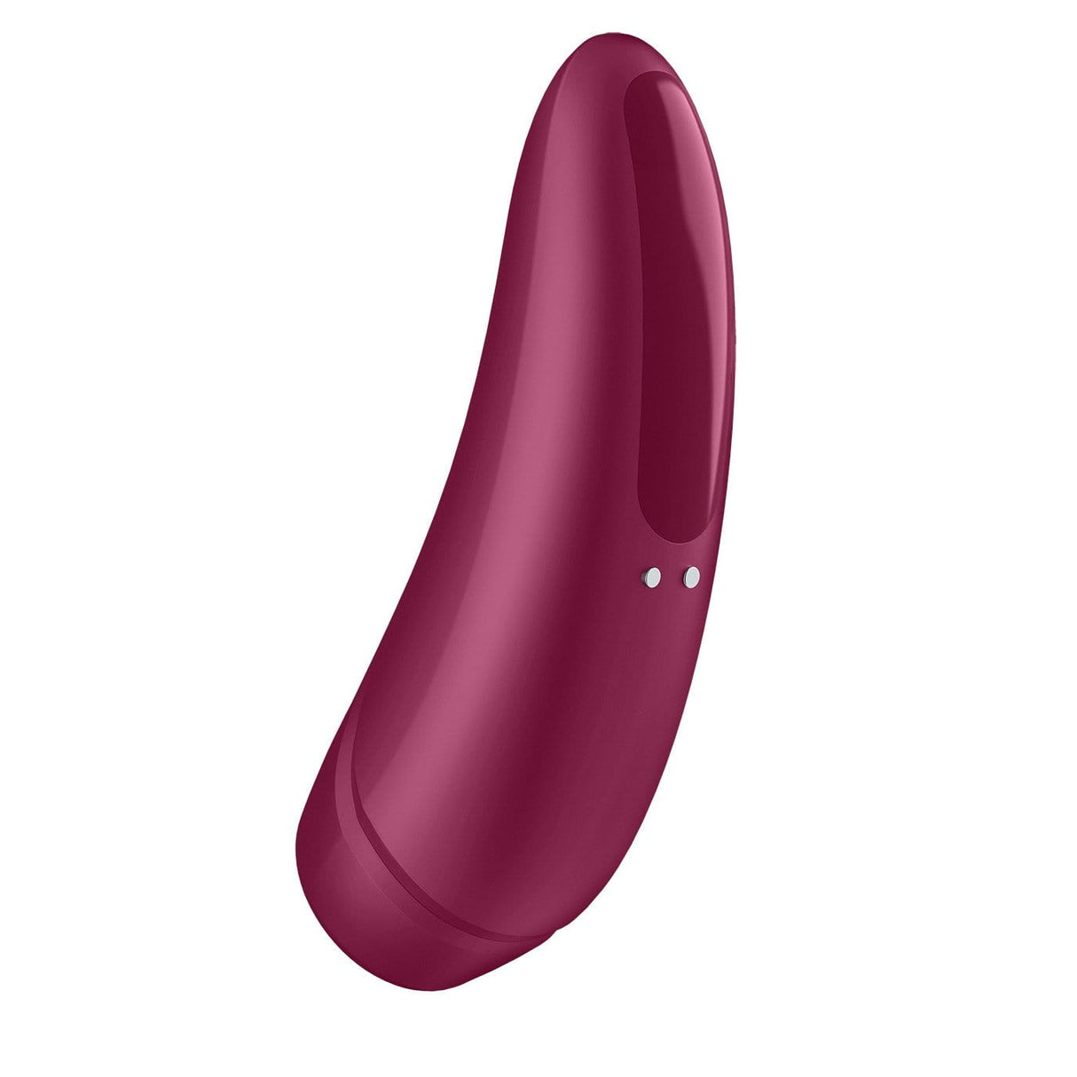 Satisfyer - Curvy 1+ App-Controlled Clitoral Air Stimulator Vibrator (Rose Red) STF1126 CherryAffairs