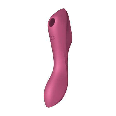Satisfyer - Curvy Trinity 3 Alat Getar Stimulator Udara Klitoris dan Titik G yang Boleh Dimasukkan