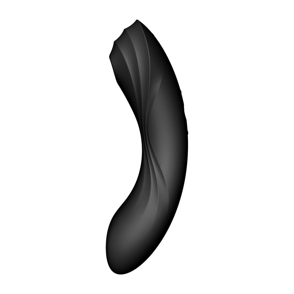 Satisfyer - Curvy Trinity 4 Insertable G-Spot Clitoral Air Stimulator Vibrator (Black) G Spot Dildo (Vibration) Rechargeable