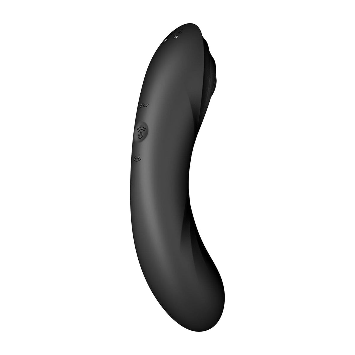 Satisfyer - Curvy Trinity 4 Insertable G-Spot Clitoral Air Stimulator Vibrator (Black) G Spot Dildo (Vibration) Rechargeable