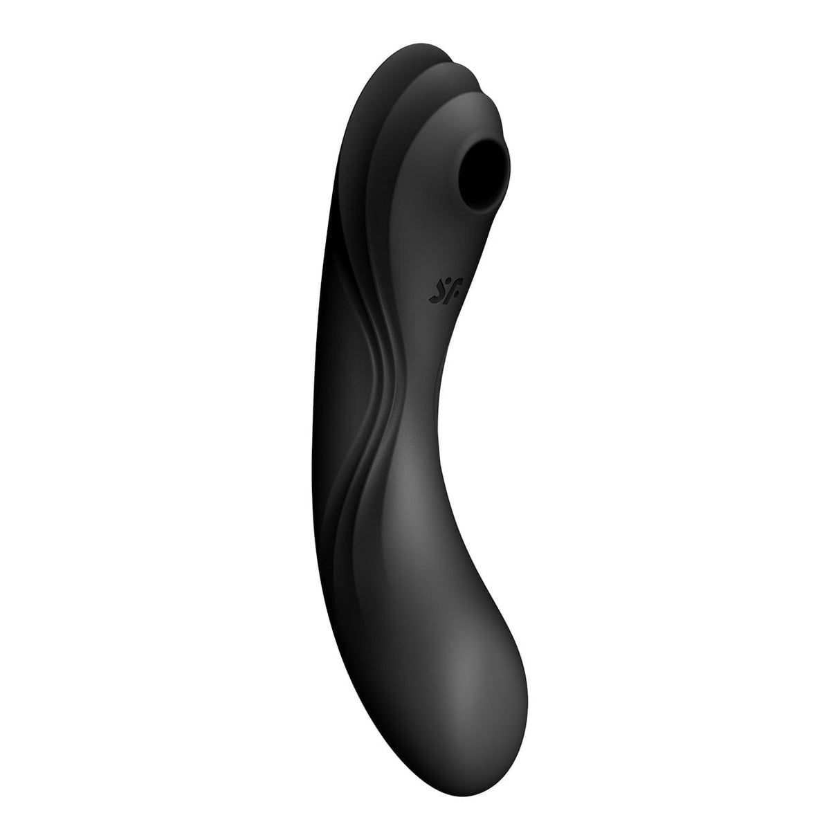 Satisfyer - Curvy Trinity 4 Insertable G-Spot Clitoral Air Stimulator Vibrator (Black) G Spot Dildo (Vibration) Rechargeable