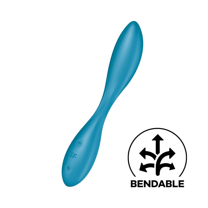 Satisfyer - Flex 1 G-Spot Vibrator (Blue) G Spot Dildo (Vibration) Rechargeable