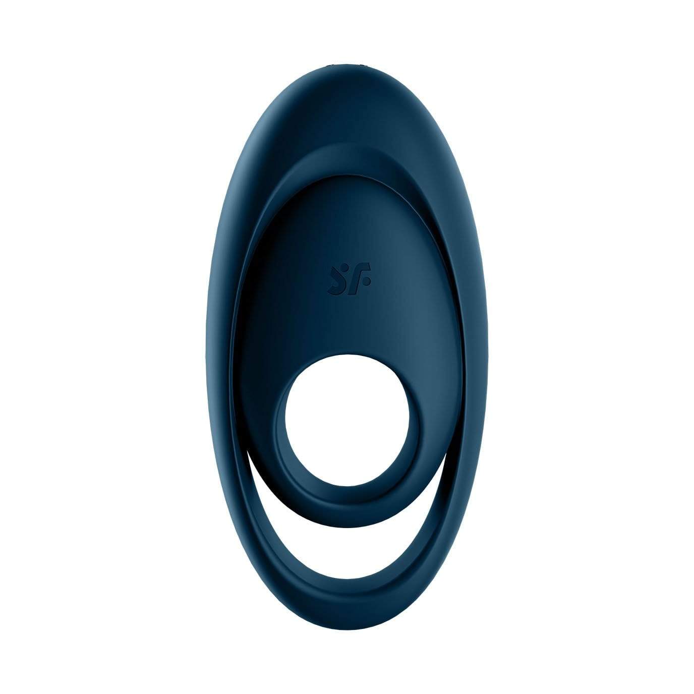 Satisfyer - Glorious Duo Silicone Vibrating Cock Ring (Black) STF1205 CherryAffairs