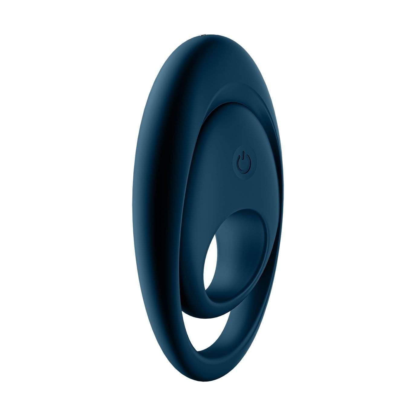 Satisfyer - Glorious Duo Silicone Vibrating Cock Ring (Black) STF1205 CherryAffairs