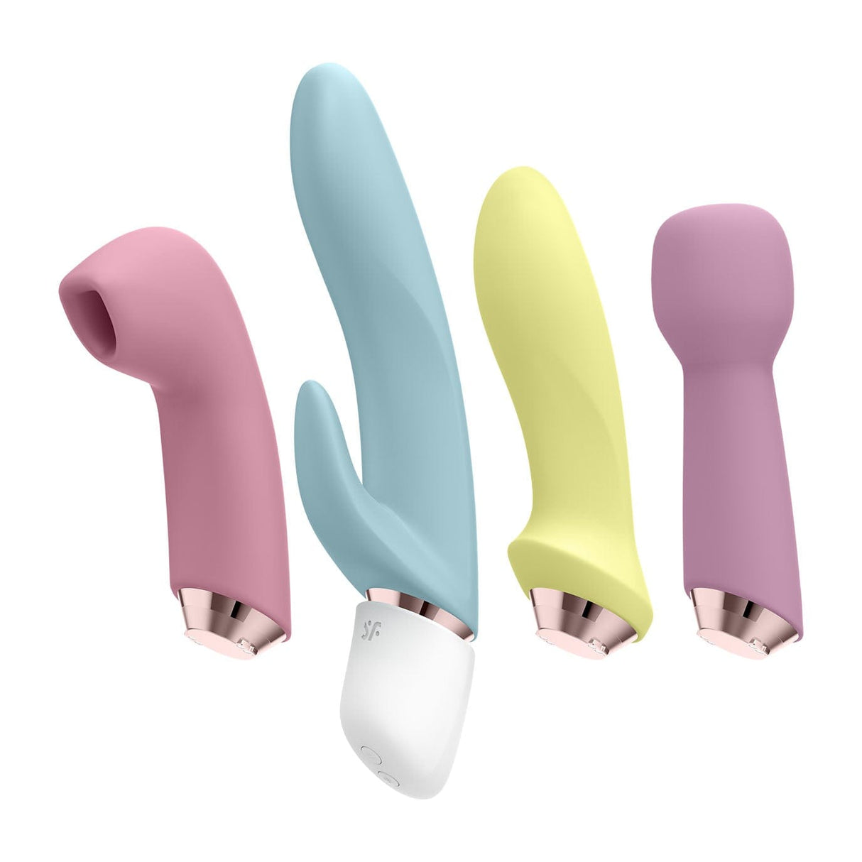 Satisfyer - Marvelous Four Clitoral Air Pulse Vibrator Set (Multi Colour) STF1221 CherryAffairs