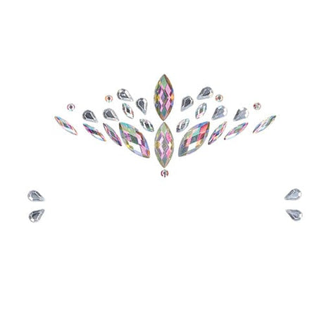 Shots - Le Desir Bliss Dazzling Crowned Face Bling Sticker Dressing Accessories O/S (Multi Colour) ST1034 CherryAffairs