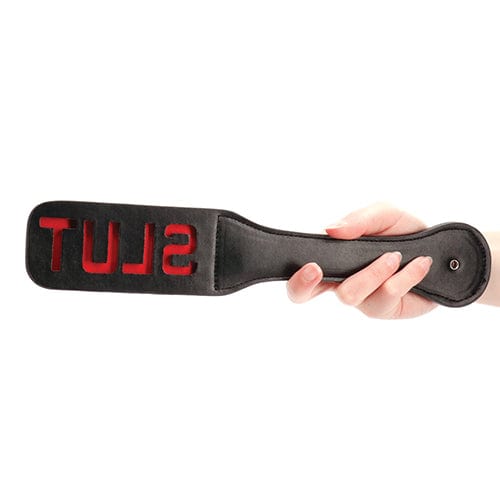 Shots - Ouch BDSM Slut Paddle (Black) ST1048 CherryAffairs