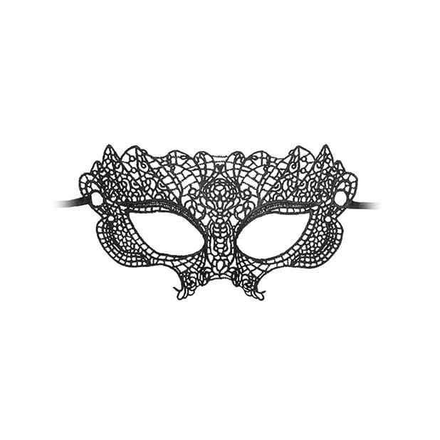 Shots - Ouch Black and White Lace Princess Eye Mask (Black) ST1053 CherryAffairs