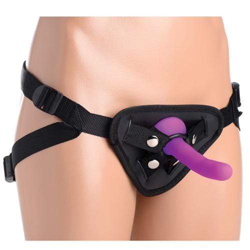 Strap U - Double G Deluxe Vibrating Strap On Kit (Black) STU1011 CherryAffairs