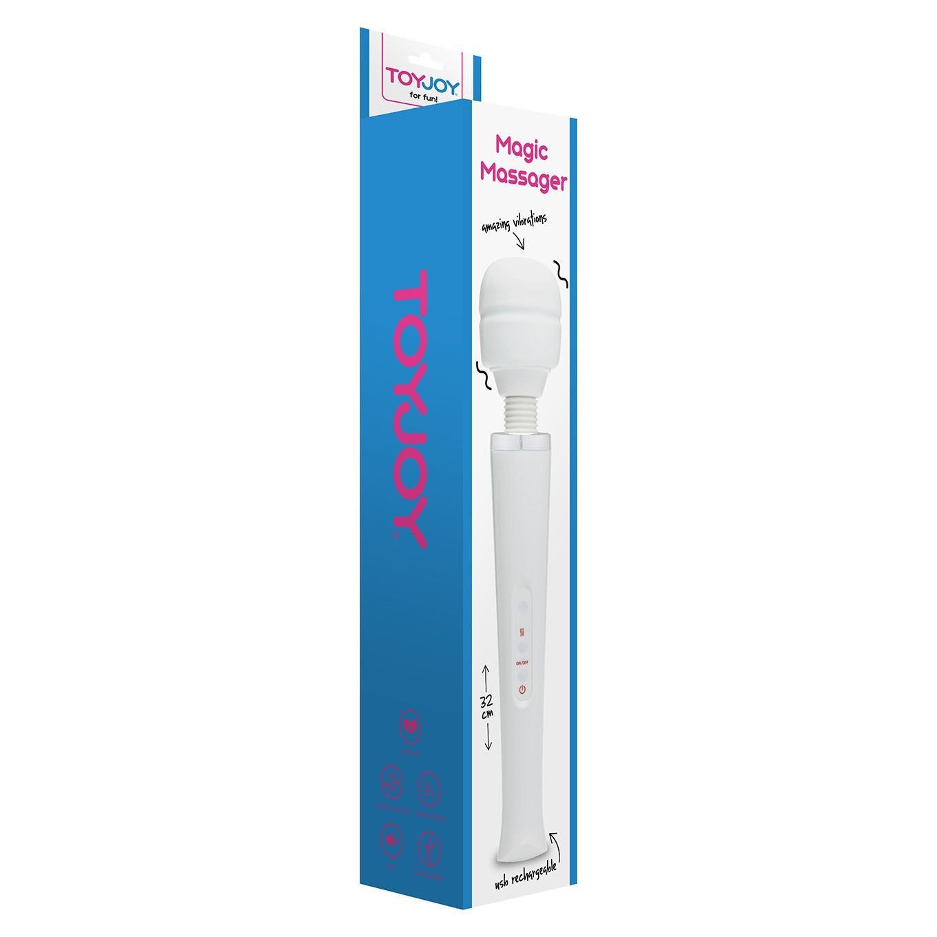 ToyJoy - Magic Massager (White) - CherryAffairs.sg