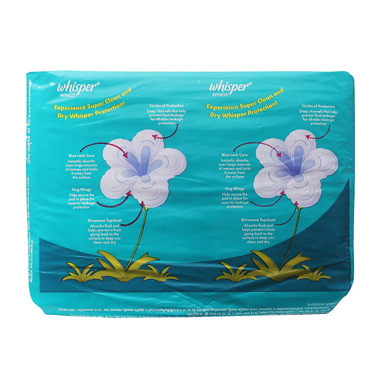 Whisper - Regular Flow Wings 20sx2 Value Pack - CherryAffairs.sg