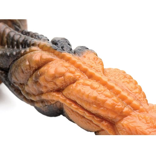 XR - Creature Cocks Ravager Rippled Tentacle Silicone Dildo (Orange/Black) XR1049 CherryAffairs