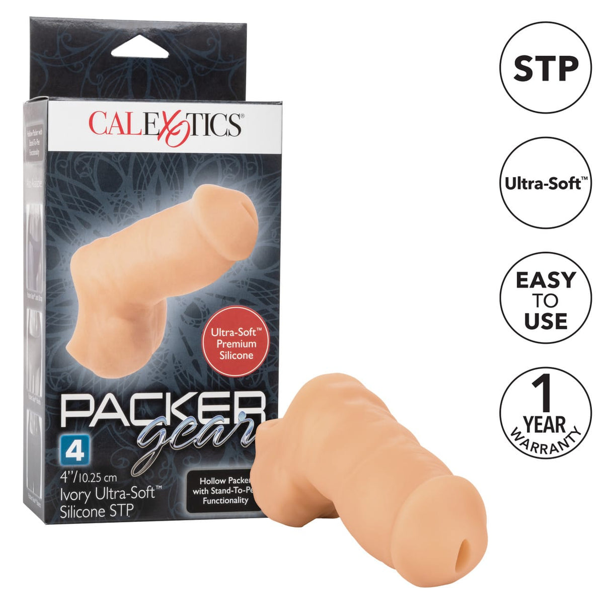 CalExotics - Packer Gear STP Silikon Ultra Lembut 4 Inci