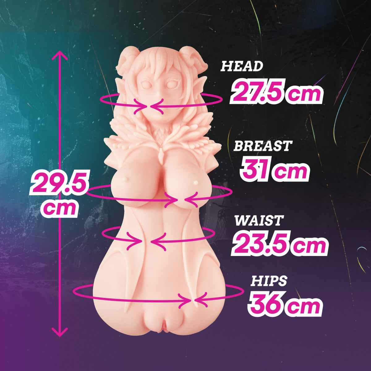 Seiraku Toys - LienSue 的 Dracona Fantasy 3D 飞机杯自慰器