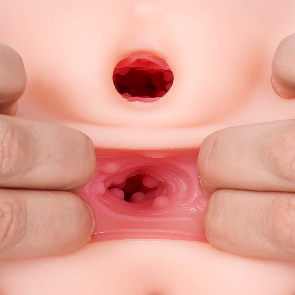 XTC Japan - Masturbator 3D Kemasukan Berganda Hubungan Rahsia Kakak Tiri (Beige)