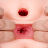 XTC Japan - Masturbator 3D Kemasukan Berganda Hubungan Rahsia Kakak Tiri (Beige)