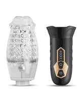 The Male Rose - Gawk Gawk 3000 Rotating Oral Masturbator (Black) - Black