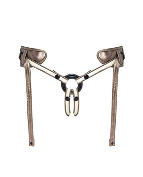 Strap On Me - Desirous Adjustable Strap-On Harness (Metallic Bronze) - Metallic Bronze / One Size