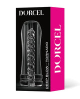 Dorcel - Deep Blow Textured Masturbation Sleeve (Clear) - Clear / Tornado