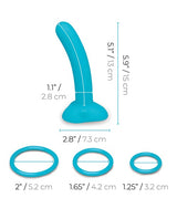 B-Vibe - Every Body Strap-On Harness & Silicone Dildo Set (Beige) - Beige / 15.2 cm