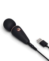 Le Wand - Mini Micro Rechargeable Wand Massager (Black) - Black