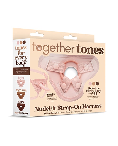 Together - NudeFit Fully Adjustable Strap-On Harness - Beige