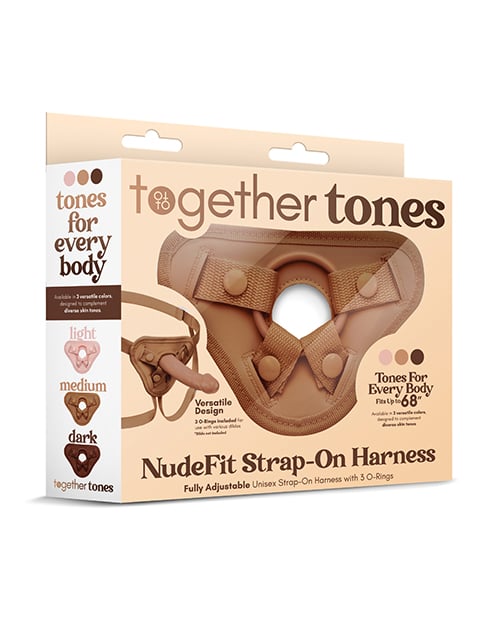 Together - NudeFit Fully Adjustable Strap-On Harness - Multi Colour