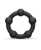 B-Vibe - Snug Silicone Cock Ring Collection (Black) - Black / Orbit