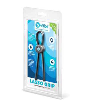 B-Vibe - Lasso Grip Adjustable Silicone Cock Ring - Multi Colour