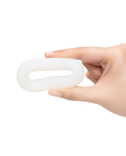 B-Vibe - Flex Ring Loop Silicone Cock Ring (Clear) - Clear